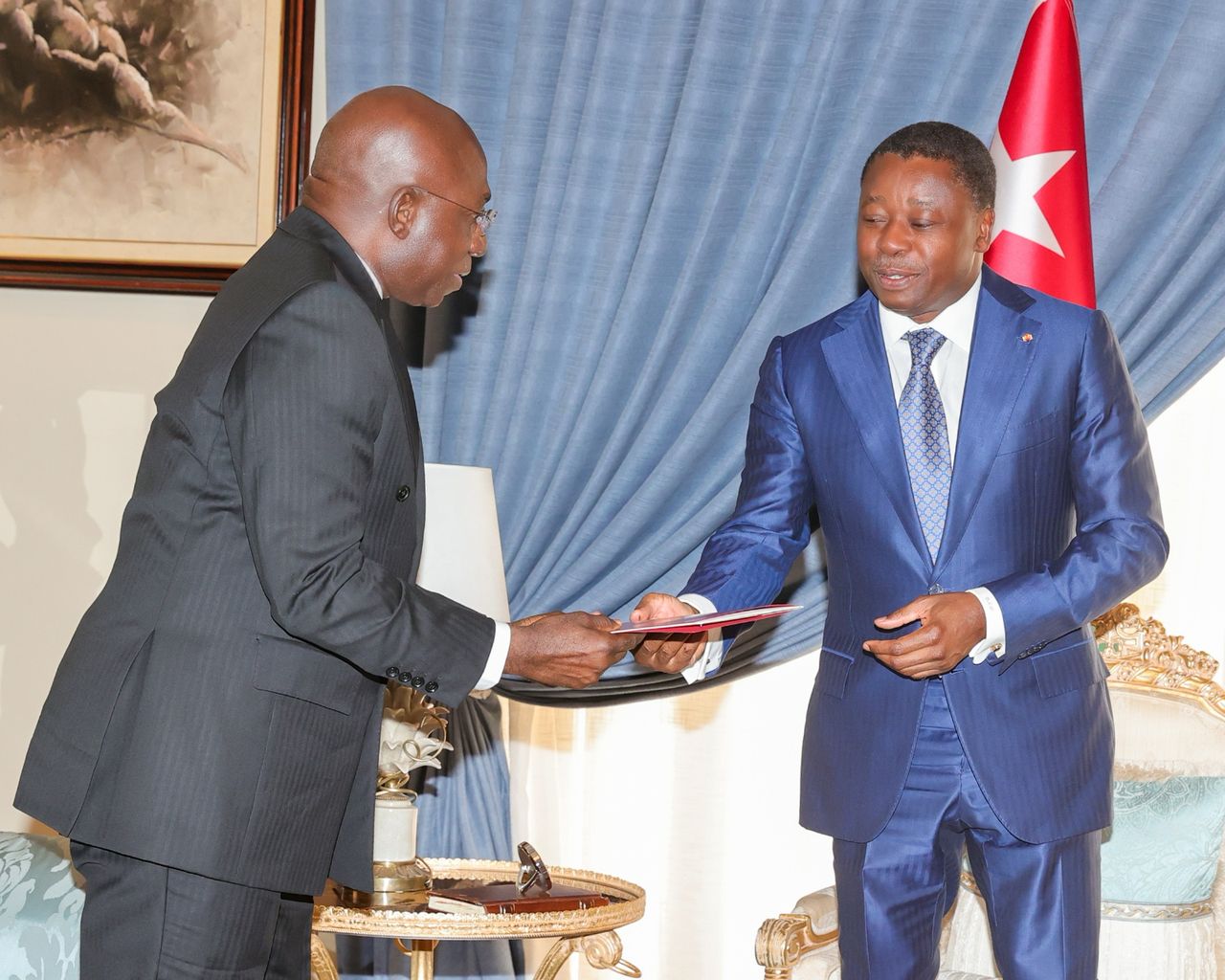 Un émissaire du président Angolais reçu par le chef de l'Etat Faure Gnassingbé
